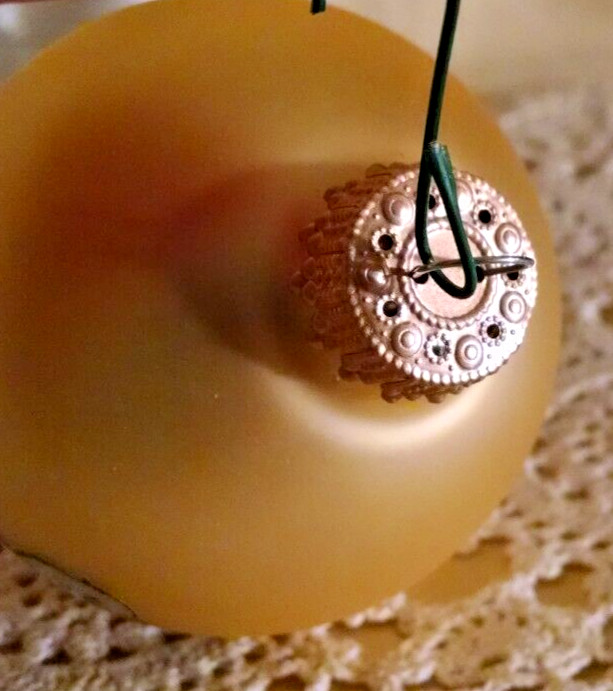 BRIDGEWATER COLLEGE ORNAMENT SET 2 GOLD EAGLES MASCOT WHITE BC SILVER RFSJ BALL.