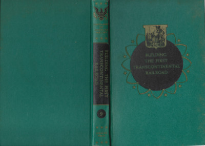 LANDMARK BOOK, TRANSCONTINENTAL RAILROAD, SPENCER PRESS, HARDCOVER, 1950