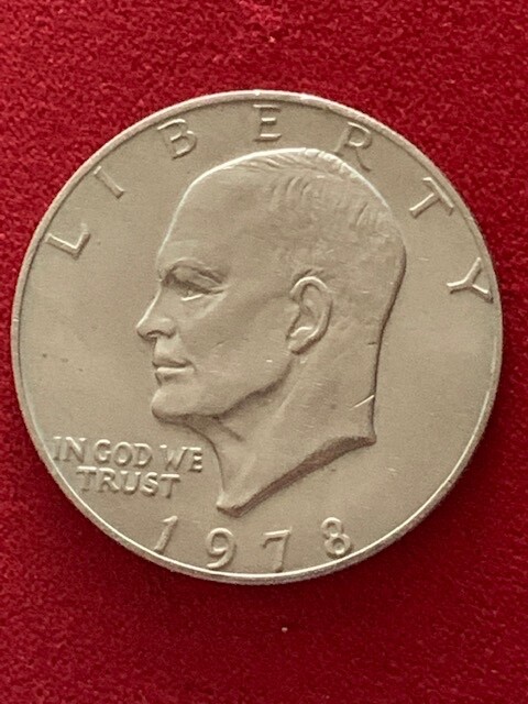 1978 Silver Dollar No Mint Mark, Scar On Eyebrow. | eBay