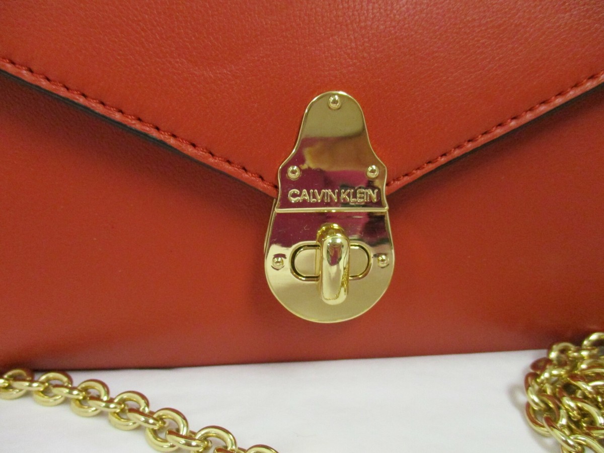 Calvin Klein Crossbody Shoulder Bag Clutch Wristlet Convertible