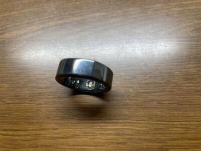 Oura Ring Heritage Gen 3 Black Size US10 Smart Ring with Charger