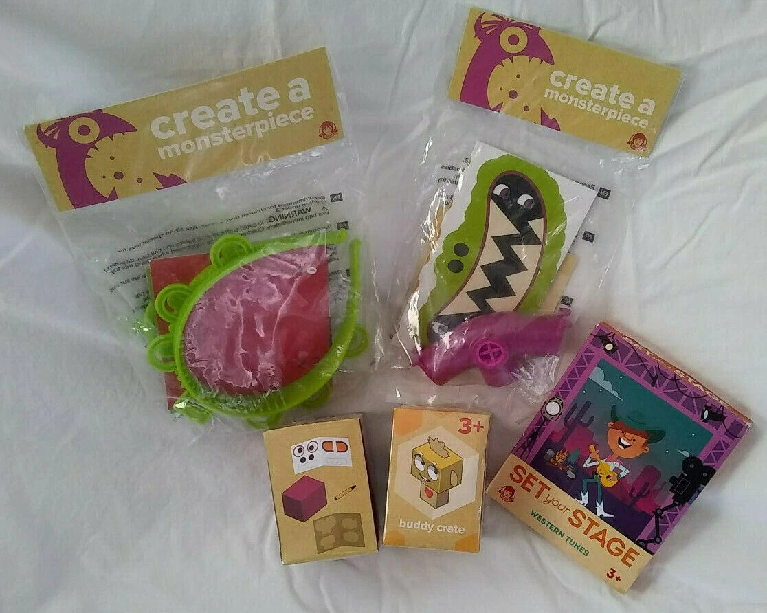 Lot of 5 Wendy s Kids Meal Toy 2019 2020 NIP