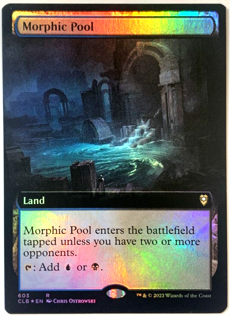 MTG Morphic Pool EXTENDED ART FOIL Commander Legends Baldur's Gate