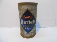 BARTEL'S EXRA LIGHT (TOUCHED UP) FLAT TOP BEER CAN~BARTELS BRG,EDWARDS,PA.