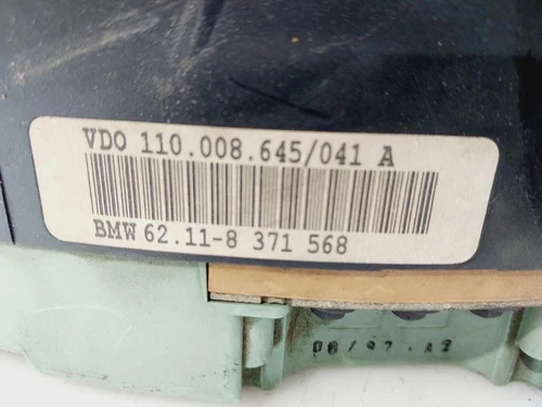 62118371568 Cuadro Instrumentos para BMW SERIE 3 COMPACTO (E36) 318tds 8862447 - Imagen 3 de 10