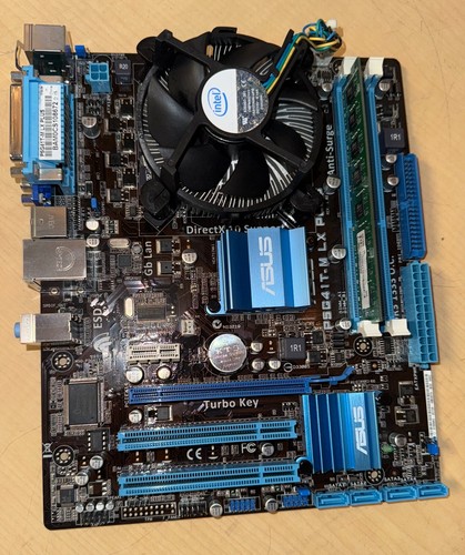 ASUS P5G41T-M LX Plus LGA 775 Intel Duo CPU E7500 @ 2.93GHz 2Gb RAM KL - Picture 7 of 16