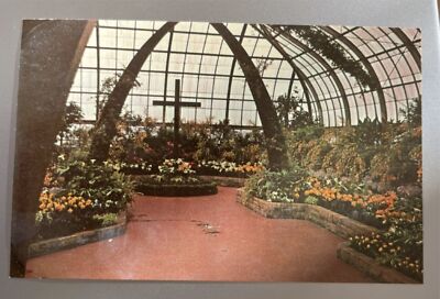 Vintage Postcard Easter Display Krohn Observatory Cincinnati Ohio Eden Park