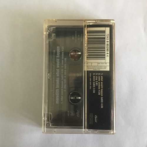 Meredith Brooks Cassette 4 Track Rare What Would Happen 72438 52904 4 1998 EX - Picture 7 of 7