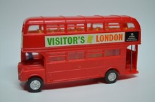 London Double Decker Bus, Plastic Friction made in Hong Kong