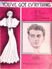 You've Got Ev'rything 1933 Sheet Music Gus Kahn Walter Donaldson Ted Black