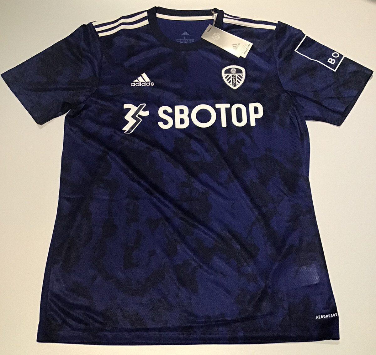Leeds United Home Shirt Blue Adidas 2021/2022 Phillips #23