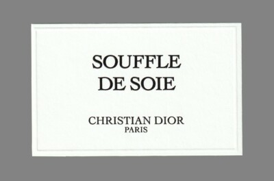 Werbekarte - Advertising Card - Souffle de Soie von Christian Dior 