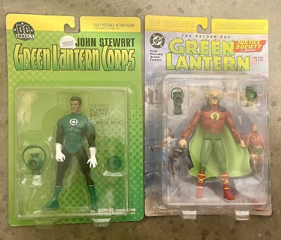 [NEW] MOC Golden Age Green Lantern Corps - Alan Scott &  John Stewart DC Direct