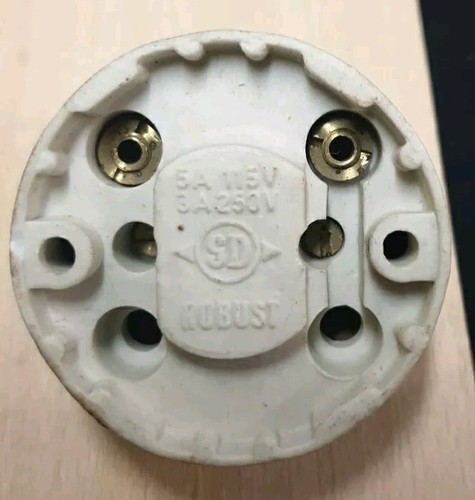 ANTIQUE PORCELAIN AND CHROME METAL SWITCH - Picture 4 of 6