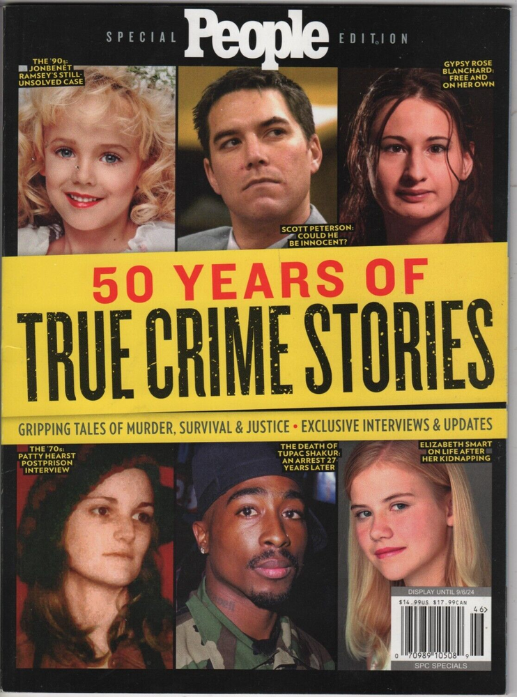 People 50 Years of True Crime Stories Elizabeth Smart OJ Simpson Amy Fisher