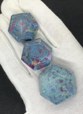 Ruby Kyanite Hexagon – Rare Gemstone Crystal for Spiritual Healing & Meditation