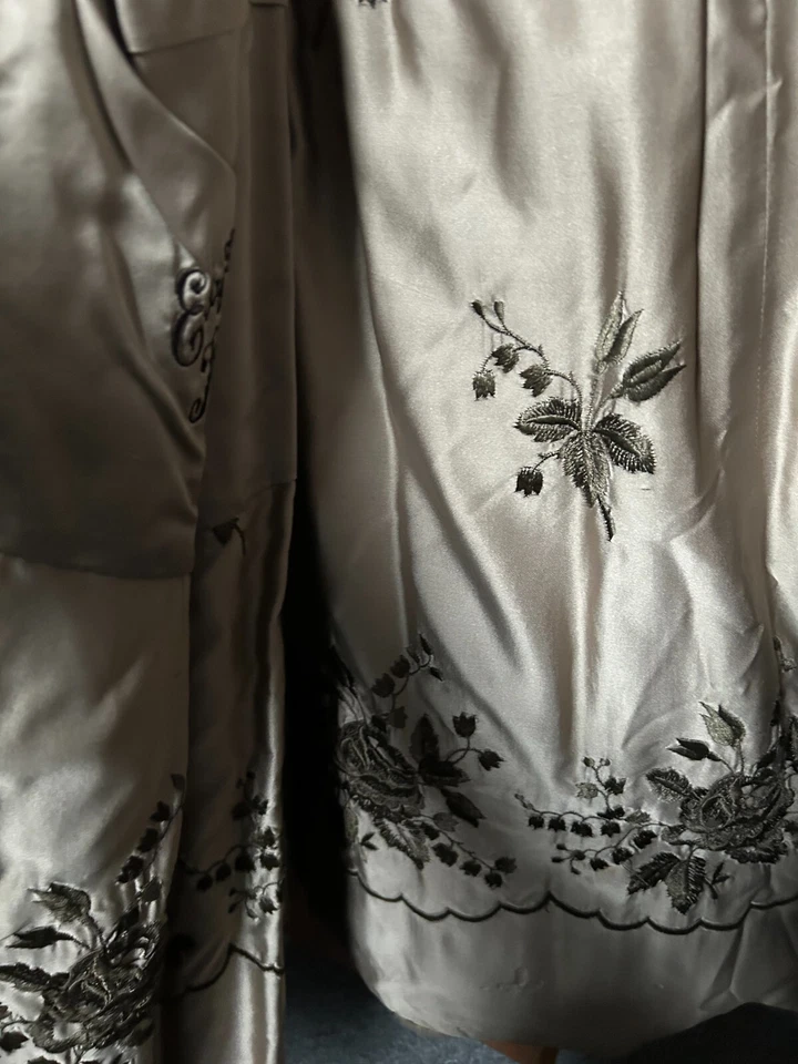 复古秋季雾霾全长貂皮大衣 - 大约 M 码 — 第 3/4 张图片