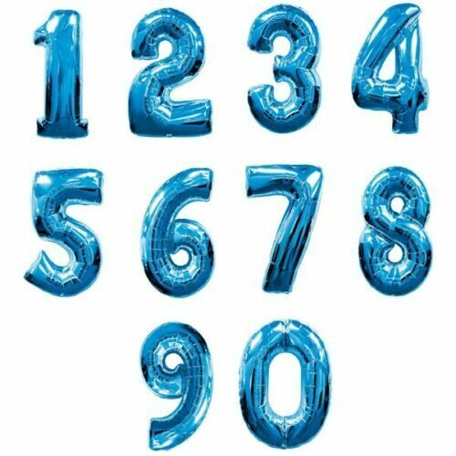 40" Foil Number BALLOONS GIANT Self Inflating Birthday Age Party Wedding Baloon - Picture 19 of 31