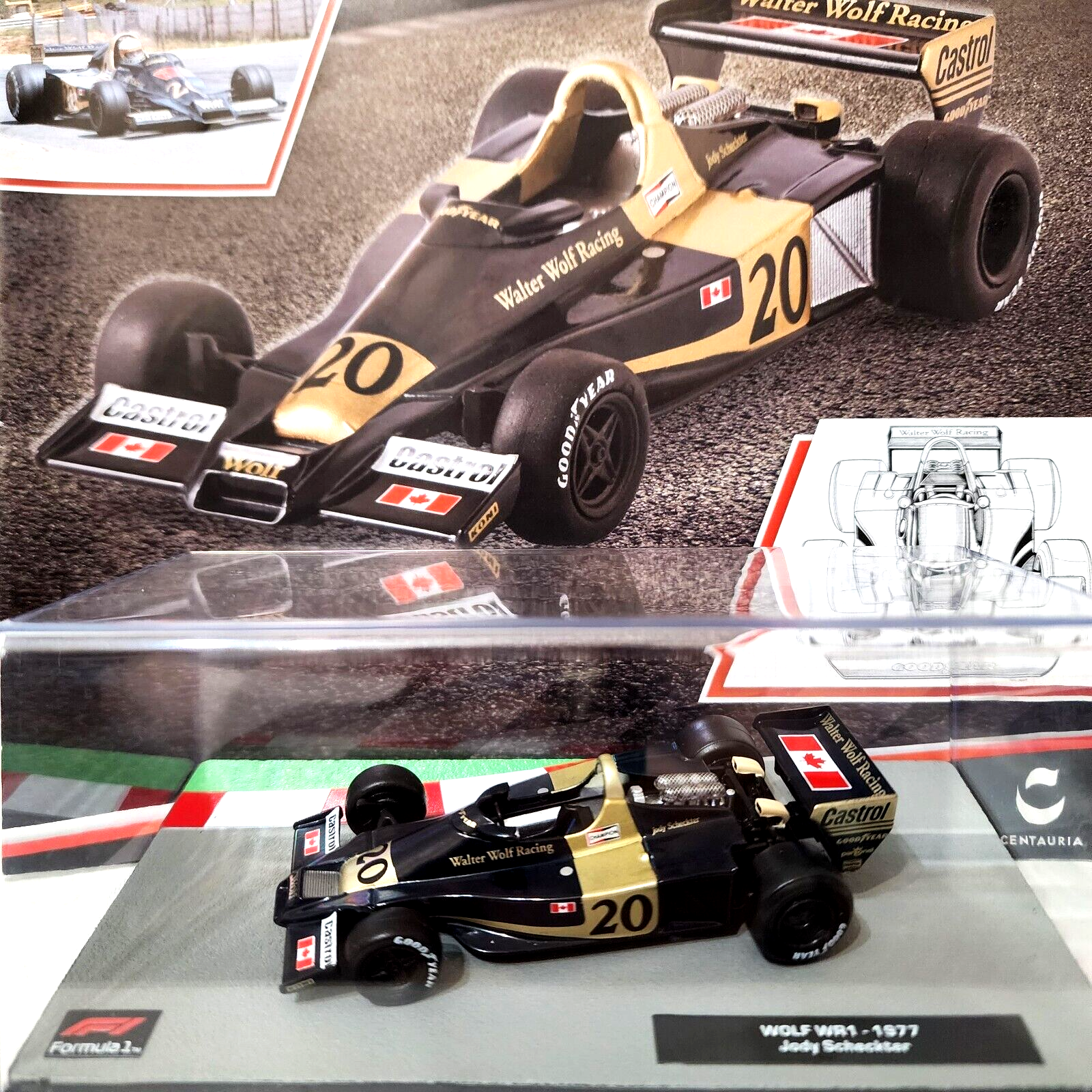 Wolf WR1 – 1977 Jody Scheckter #67 1:43 Scale Formula 1 Car Collection ...