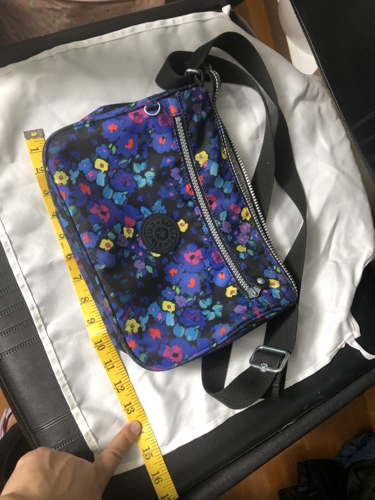 Kipling Angie Flower PowerCrossbody Shoulder Bag Trop… Gem