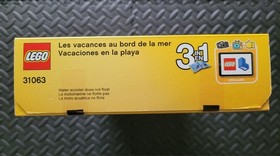 LEGO Creator 3-in-1 31063: Beachside Vacation, New and Factory Sealed, Retired 