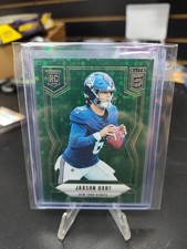 2025 Panini Donruss Elite Jaxson Dart #103 (RC) Rookie Green Disco NY Giants