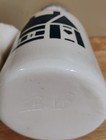 Vintage Hand Painted Glazed Finish 6" Pitcher & 8" Milk Jug Lot w Stamped Int — photo 4