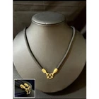 Necklace Rope 24"inch Gold Plated for Hanging 1 Pendant Thai Buddha Amulet