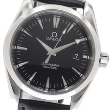 Orologio da ragazzo Omega Seamaster Aqua Terra 2518.50 data quadrante nero quarzo_944057