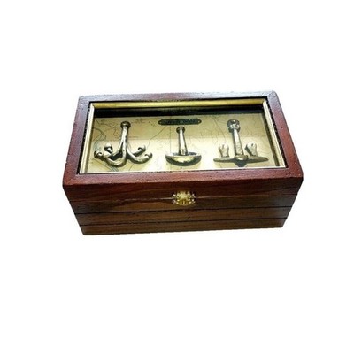 Wooden Anchor Display Box, Fathers Day Gift No One Asked For, Nautical Man Cave