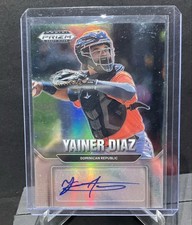 2022 Panini Prizm Draft Picks - Autographs Yainer Diaz #AU-YD (AU, RC)