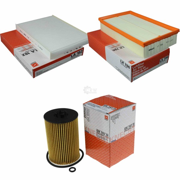 Mahle / Knecht Innenraumfilter LA 182 Luftfilter LX 786 ÖLfilter OX 787D-image