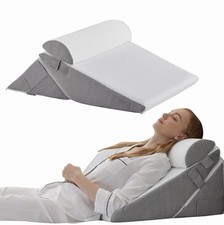 3pc Bedluxe Wedge Pillow Orthopedic After Surgery Comfort Bed Wedge Pillow Set