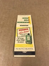 Vintage Mennen Skin Bracer - Matchcover, Matchbook