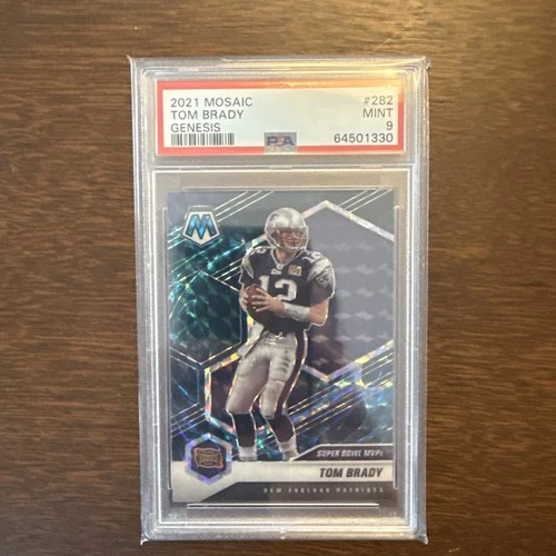 2021 Mosaic Genesis Tom Brady SSP PSA 9 New England Patriots #282
