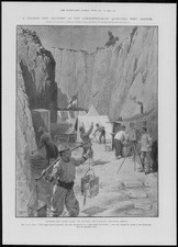 1904 Antique Print - PORT ARTHUR Postal Parcel Service Field Postman (334)