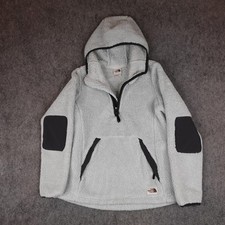 The North Face Hoodie Womens Small Blue Sherpa Fleece Campshire 1/2 Zip NF0A4R78