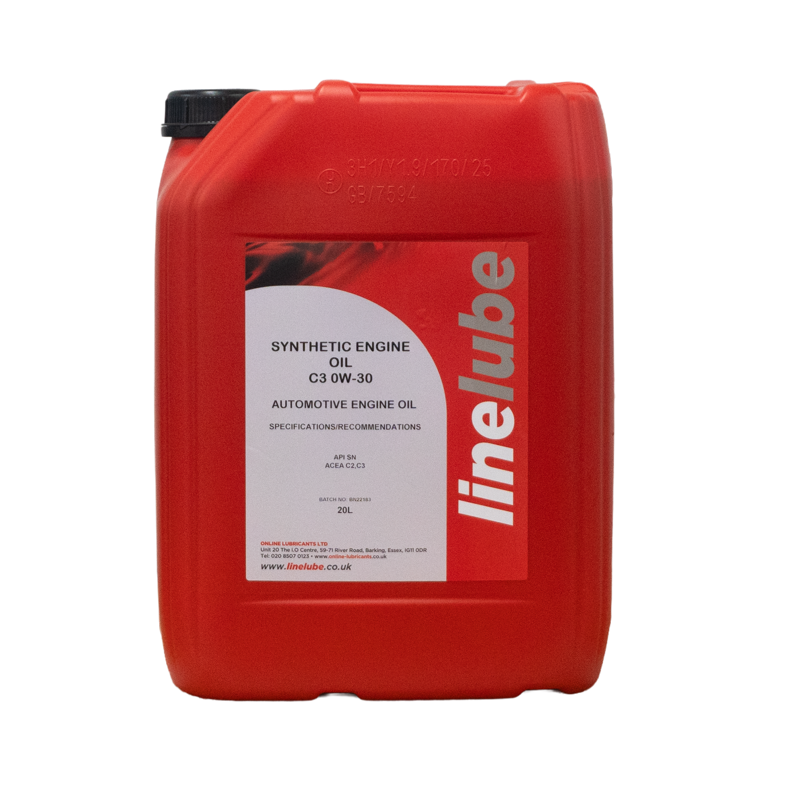 20L Linelube™ 0W-30 C3 Engine Oil - 20 Litres