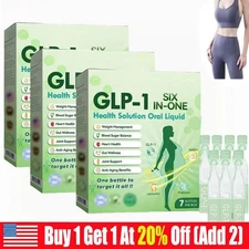 21 Pcs GLP-1 Six-in-One Health Solution Oral Liquld,one Bottle to Target It All