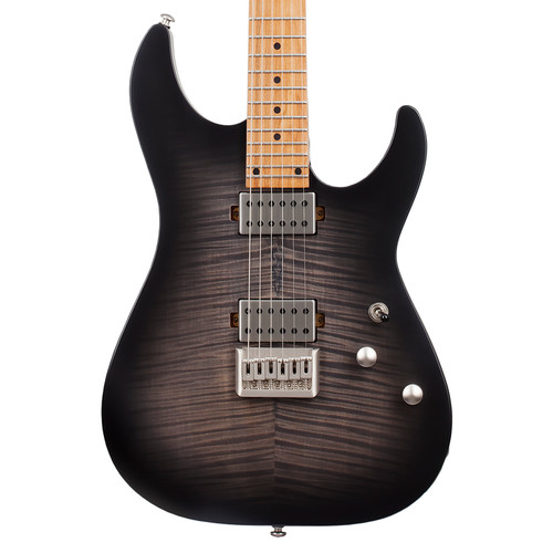 Schecter C-1 Standard Plus Electric Guitar - Transparent Black Burst - Open Box