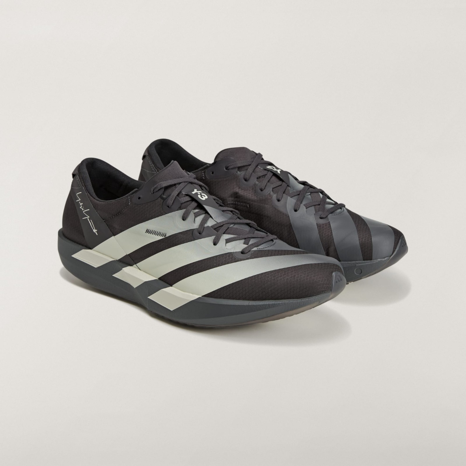 Adidas Unisex Y-3 Adios 9- Utility Black Off White  KI6879 Expeditedship thumbnail 3