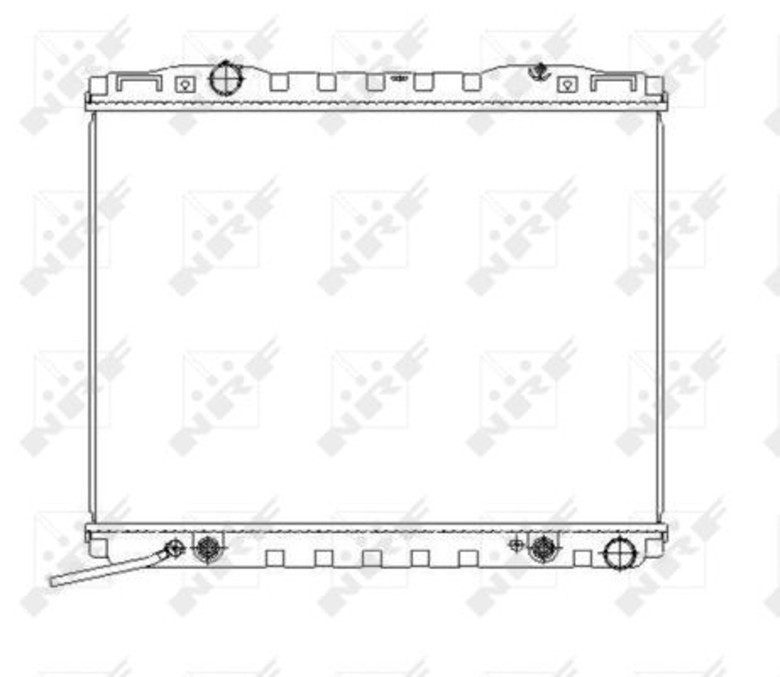 Für NRF 53366 RADIATOR - Bild 4