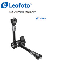 Leofoto AM-6Kit Versa Magic Arm/Anti-Twist Adapter/1/4th and 3/8  Mounting Screw