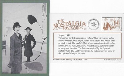 AK Vogue Models 1951 Calder Mobiles Lefevre Galerie - Nostalgie