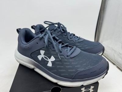 Under Armour Charged Assert 10 Running Sneakers Men's Navy White Low Top - 12