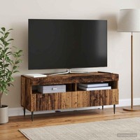 Led-Tv-Schrank Zwolle 100 X 35 X 43 Cm Altholz Holzwerkstoff