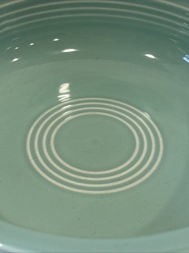 Vintage Homer Laughlin Co. Fiesta Ware Sea Mist 7” Diameter Salad Cereal Bowl - Picture 2 of 6