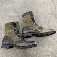 Vietnam War “2nd Pat” Wartime Jungle Boots Slot Heel Genesco Size 10 R