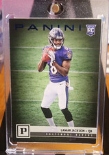 Panini 2018 Football Lamar Jackson Rookie #309 Baltimore Ravens NFL Card. rookie card picture