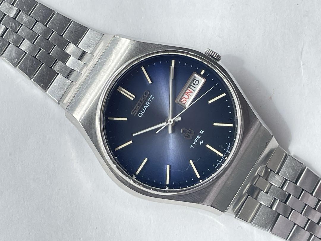 時計 SEIKO TYPE II 4336-8040 VINTAGE QUARTZ Seiko Type II 4336-8040 Vintage Quartz Watch Classic Rare | eBay